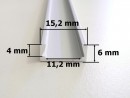 Profil LED Mikro 2 2000mm stříbrná elox