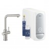 GROHE Blue Home startovní sada s výpustí tvar L 31539DC0 supersteel