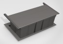 GOLLINUCCI Příslušenství pevná police pro Sorter 9XL System 1200mm antracit