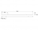 MILADESIGN kanál Linear LN1204 černý