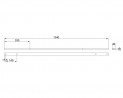 MILADESIGN kanál Linear LN1404 černý
