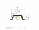 StrongLumio profil LED Groove 14 alu anodovaný 2000mm