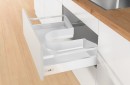 HETTICH 9204283 kovový kryt odpadů pod dřez/umyvadlo bílá