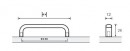 HETTICH 9190435 Úchytka Naila 327/320 hnědá metalická