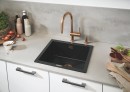 GROHE 31654AP0 Dřez K700 60-C 533 x 457mm granitová černá