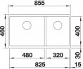 BLANCO 523584 Dřez Subline 480/320-U InFino manuál Silgranit PuraDur antracit