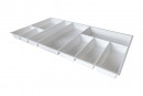 K-BLUM Antaro M 500 mm/30 kg, bílé, vrut+příborník SKY 500/90 (816 x 474mm) bílý