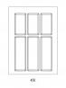 AGOFORM Příborník Classico Kristall softTouch 372x474mm černá