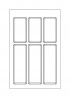 AGOFORM Příborník Classico Kristall softTouch 322x474mm černá