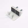 VersaQ  1x 230V, USB A+C 5V, bezdrátové nabíjení QI, bílá, Schuko