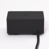 VersaQ  1x 230V, USB A+C 5V, bezdrátové nabíjení QI, černá, Schuko