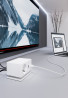 VersaQ  1x 230V, USB A+C 5V, bezdrátové nabíjení QI, bílá