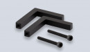 BACHMANN 937.134 Desk 2, alu black, 2x230V, 2x USB-A nabíjecí