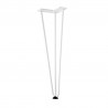 StrongLegs stolová noha TS003 420mm bílá lesklá