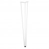 StrongLegs stolová noha TS003 710mm bílá lesklá