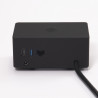 VersaQ HUB 1x 230V, 1x RJ45, USB A+C 5V, 1x HDMI, bzdr nabíjení QI,černá,Schuko