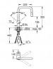 GROHE 32322DC2 Baterie Minta U-výpusť vytahovací sprška supersteel