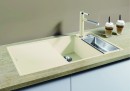 BLANCO 523489 Dřez Axia III 6S-F InFino s excentrem Silgranit PuraDur antracit