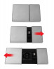 VersaPad 1x elektrická zásuvka 1xUSB, 1xRJ45 nerez