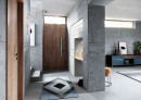 REHAU Flipdoor Piano, matná/korpus černý 900/780 mm