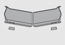 BLUM 20F8020 krytky HF bez SD světle šedá HGIG