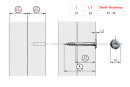 IF vrut ozdobný Flat 4x27/16mm plochá hlava částečný závit
