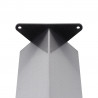 STRONG Stolová noha 710/80x80mm nerez