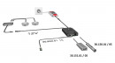 HAL MultiSwitch dveřní/bezdotykový vyp. k jednotce Master povrchový new,stříbrná