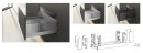 HETTICH 9257180 AvanTech You sada držáků pro individuální materiál 187/350 bílá