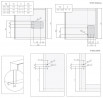 HETTICH 9206690 Lift Mini brzda sklopných dvířek 160N typ E