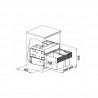 BLANCO 526208 Sorter Select II 60/2 Orga 1x30l+1x19l