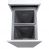 StrongBins rám a nádoby sorteru 26l 2x13l