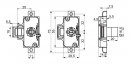 LEHMANN Zámek trojcestný 750 25 mm pravolevý