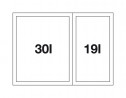 BLANCO 526203 Sorter Select II 60/2 1x30+1x19l