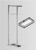 KES 237058 Tandem, koš, Arena Style, 450mm, chrom
