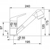 FRANKE Baterie FC 9547.901 černá matná
