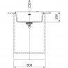 FRANKE Dřez MRG 110-52 553x433mm kašmír