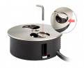 BACHMANN 931.150 elektrická zásuvka Twist, 2x 230V, Schuko, černá