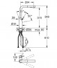 GROHE 30432000 Baterie ACCENT L-výpusť s duální vytahovací sprškou chrom