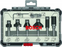 BOSCH 2607017469 6dílná sada fréz s 8mm stopkou Trim&Edging