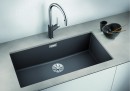 BLANCO 523142 Dřez Subline 800-U InFino manuál Silgranit PuraDur šedá skála