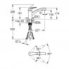 GROHE 30305DC1 Baterie Eurosmart vytahovací duální sprška supersteel
