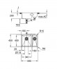 GROHE 31577SD1 Dřez K700U 60-S 585 x 440mm dřez vlevo nerez ocel, kartáčovaná