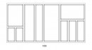AGOFORM Příborník Sky 922x474mm antracit