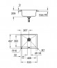 GROHE 31654AP0 Dřez K700 60-C 533 x 457mm granitová černá