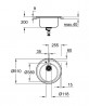 GROHE 31656AP0 Dřez K200 50-C 510mm granitová černá