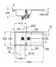 GROHE 31642AP0 Dřez K400 60-C 1000 x 500mm granitová černá