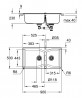GROHE 31658AP0 Dřez K700 100-C 900 x 500mm granitová černá