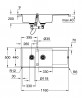 GROHE 31647AP0 Dřez K500 80-C 1160 x 500mm granitová černá