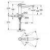 GROHE 30576000 Baterie BauClassic se středně vysokou výpustí chrom